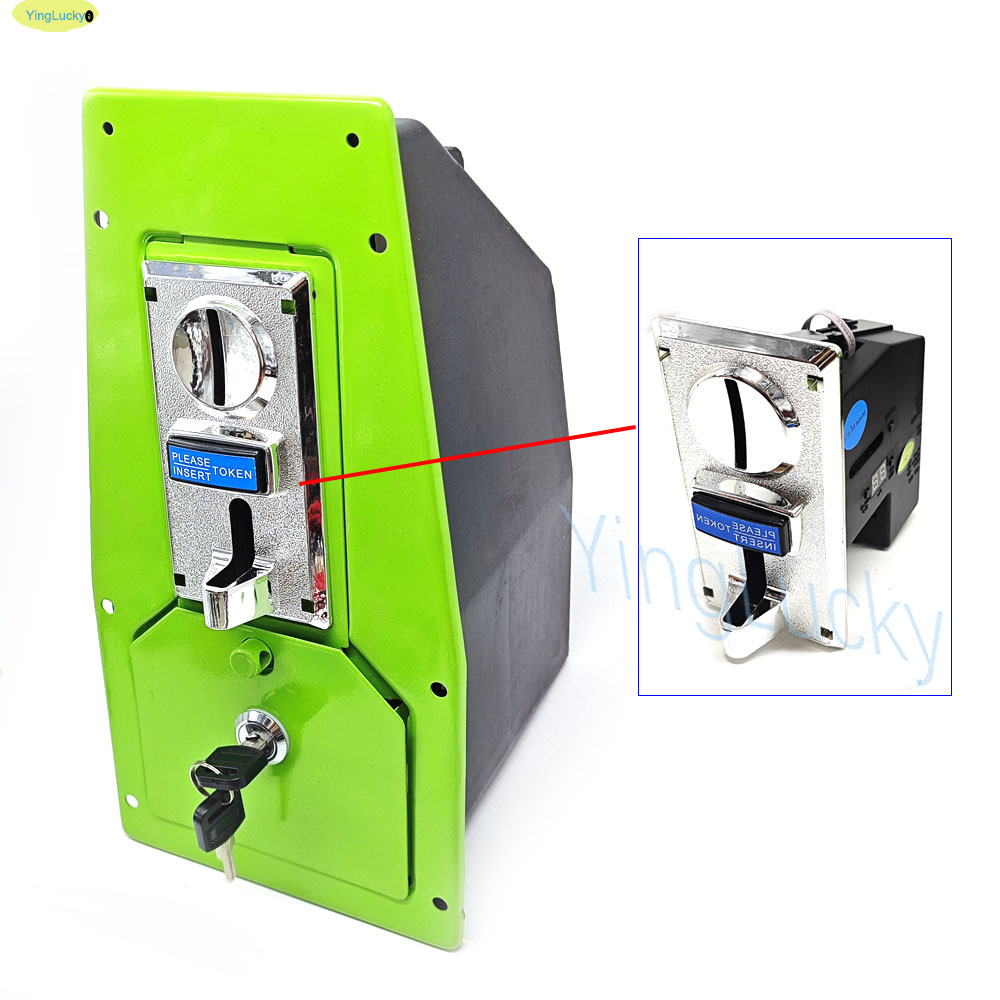 Token Coin Mechanism - Arcade Game Token Storage Box with