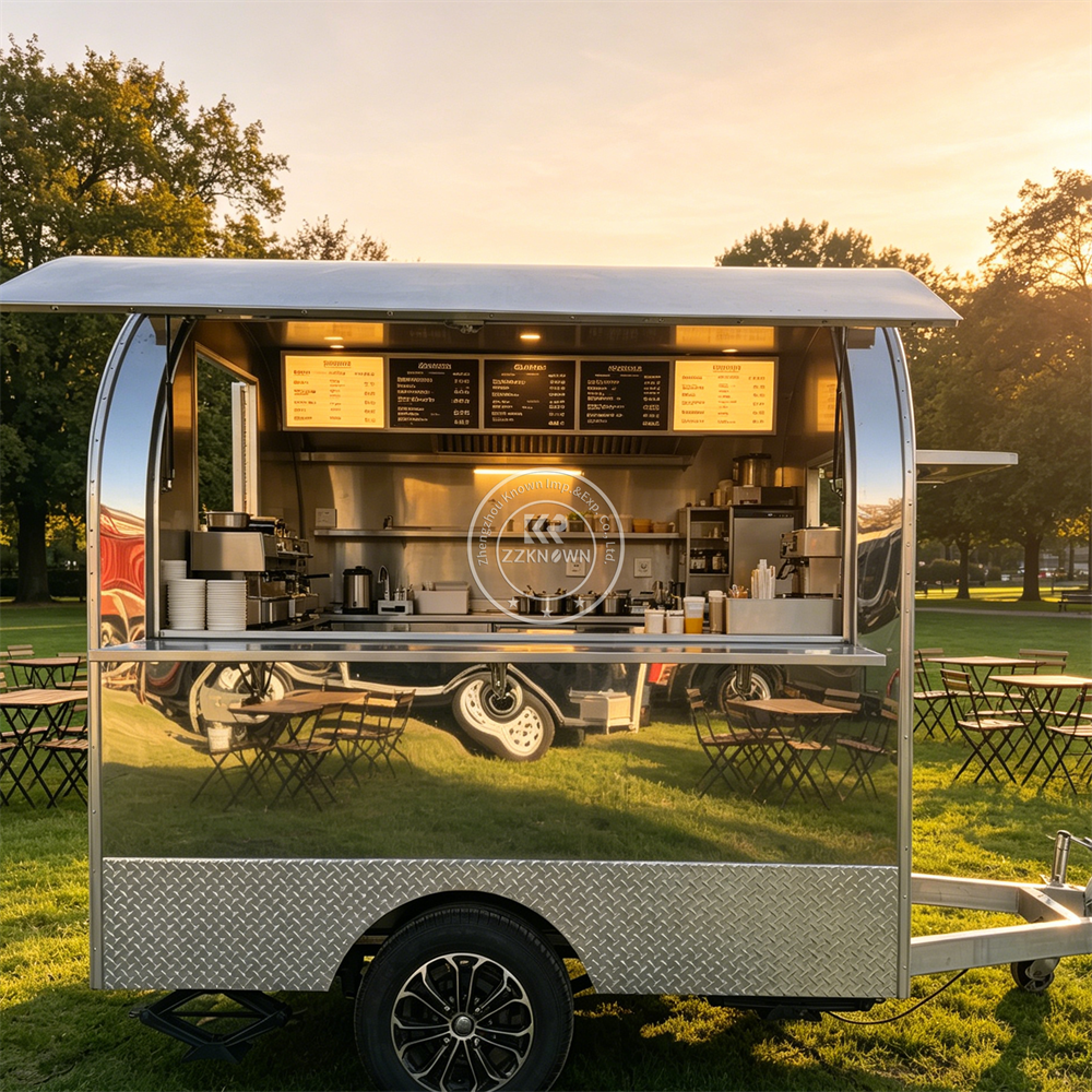 Concession Food Trailer Mobile - đánh giá và giá Hot Dog Vending Cart
