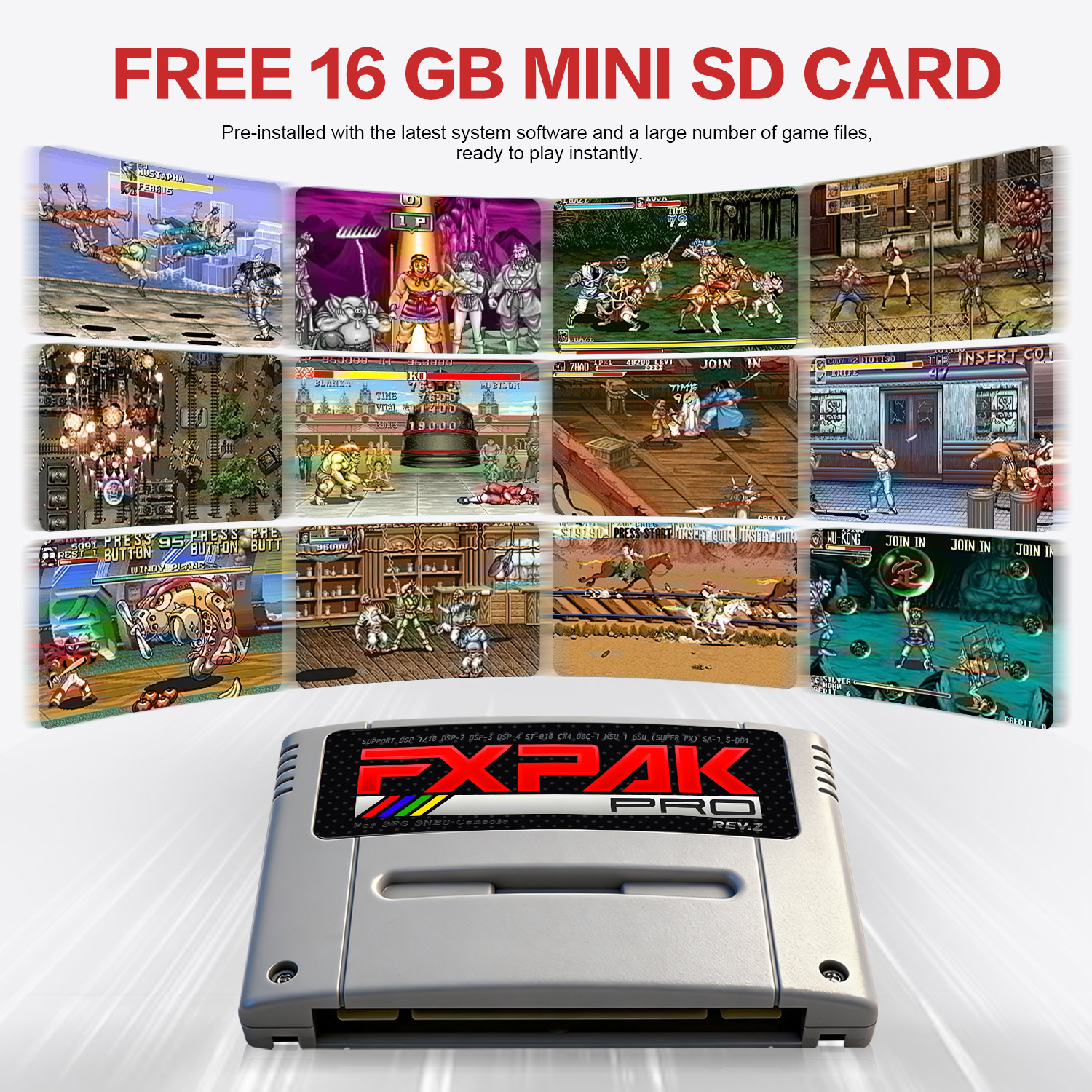 New SD2 Fxpak Pro Rev.Z Game C - đánh giá và giá Arcade Z