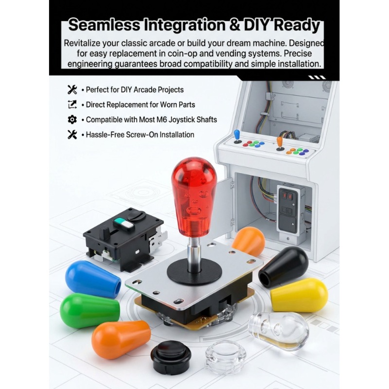 1 PCS M6 Joystick  American Ba - đánh giá và giá Arcade And Vending