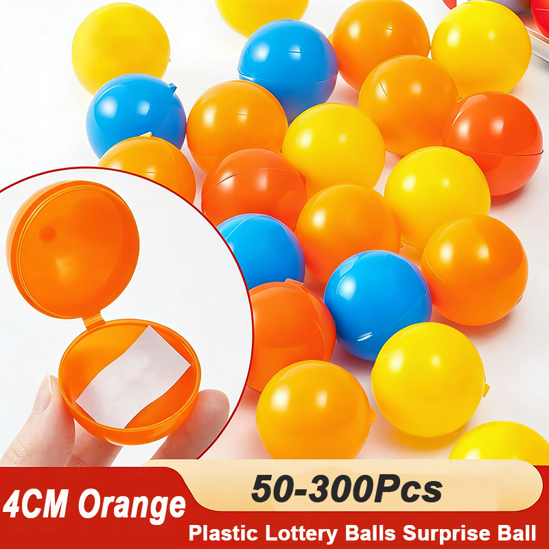100-500Pcs 4CM Orange Plastic  - đánh giá và giá Open Vending Machine