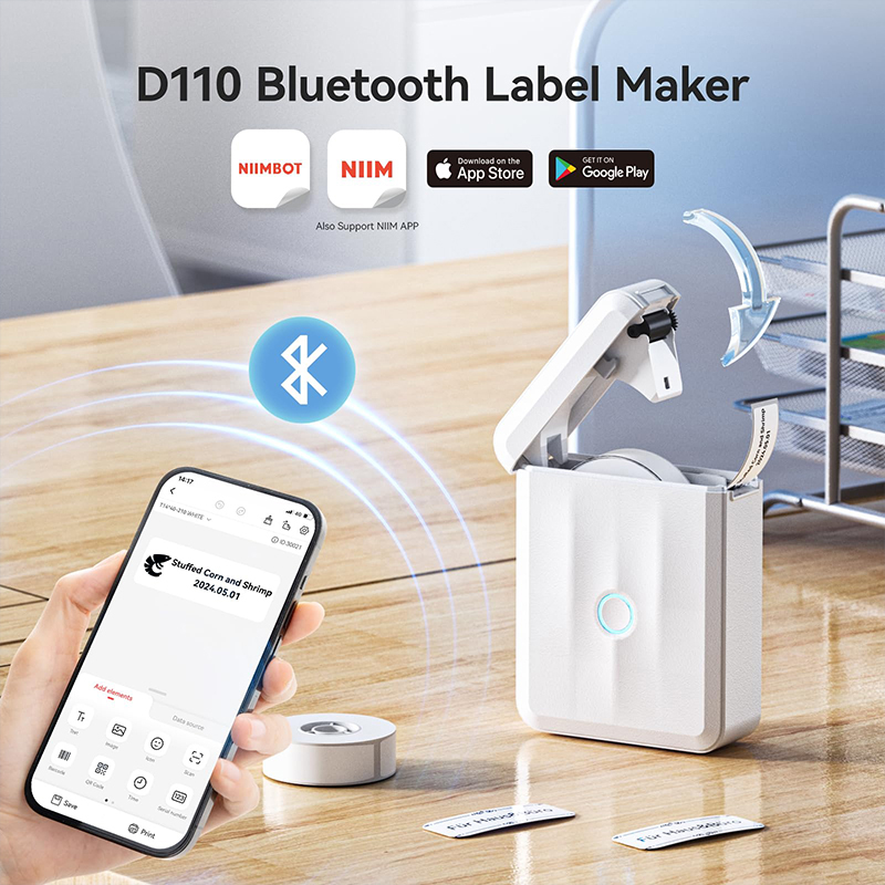 Niimbot D110 Wireless Mini Por - đánh giá và giá Ticket Redemption Machine
