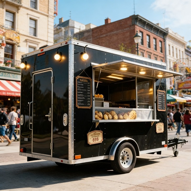 Custom Hot Dog Cart Trailer Co - đánh giá và giá Hot Dog Vending Cart