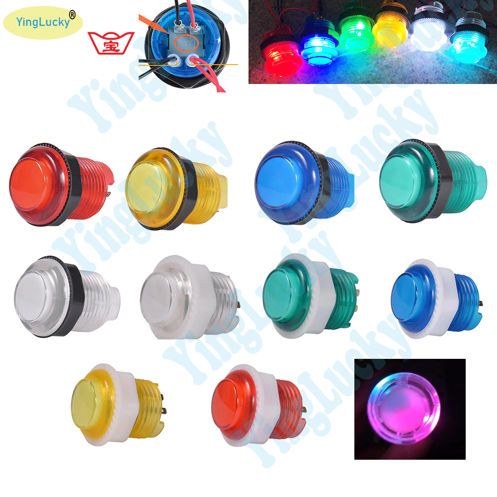 1 Bag/50 Pcs Arcade LED Button - đánh giá và giá Arcade Wangan Midnight