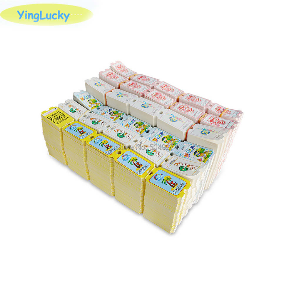 yinglucky 2000 pcs/lot lottery - đánh giá và giá Ticket Redemption Machine