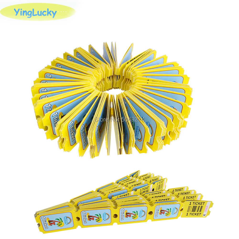 yinglucky 2000 pcs/lot lottery - đánh giá và giá Ticket Redemption Machine