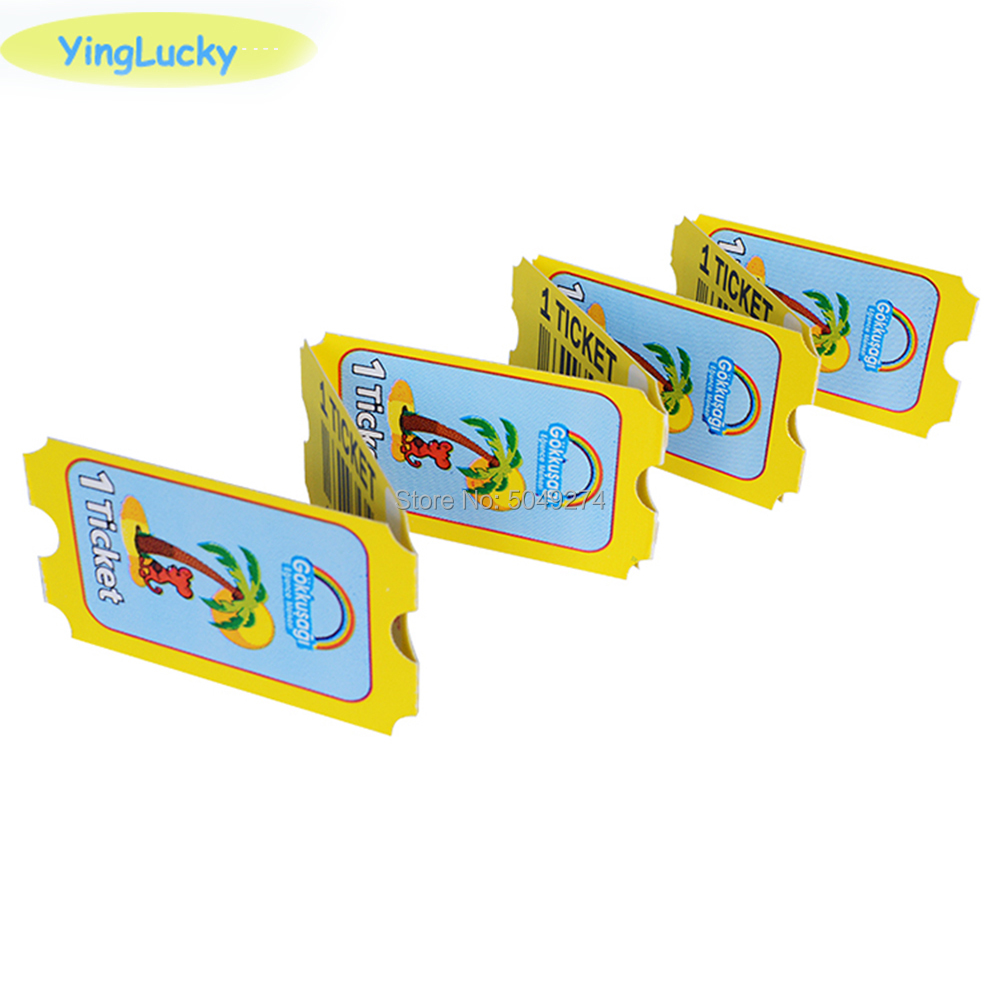 yinglucky 2000 pcs/lot lottery - đánh giá và giá Ticket Redemption Machine