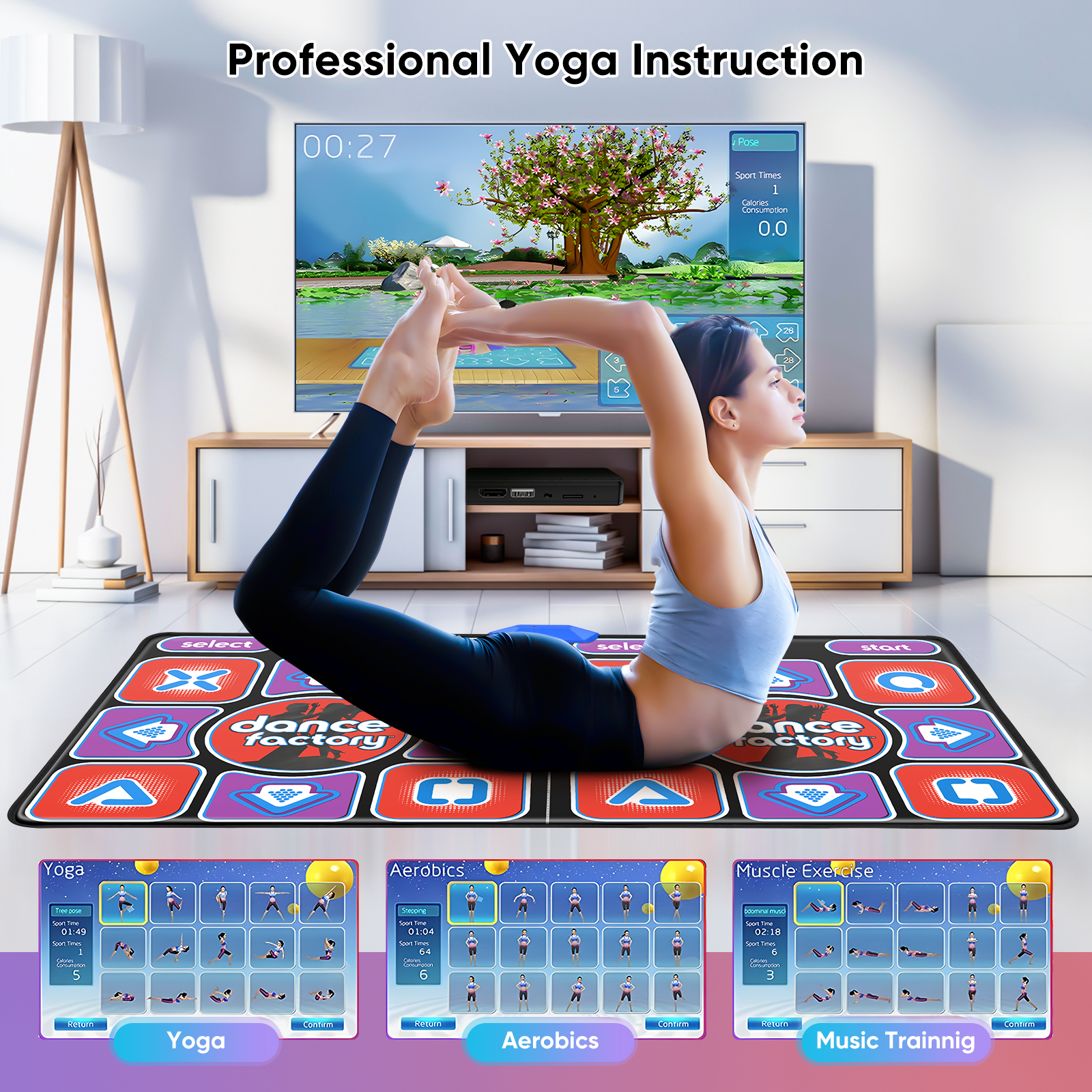 Double Users Dance Mat for Adu - đánh giá và giá Dance Pad Machine