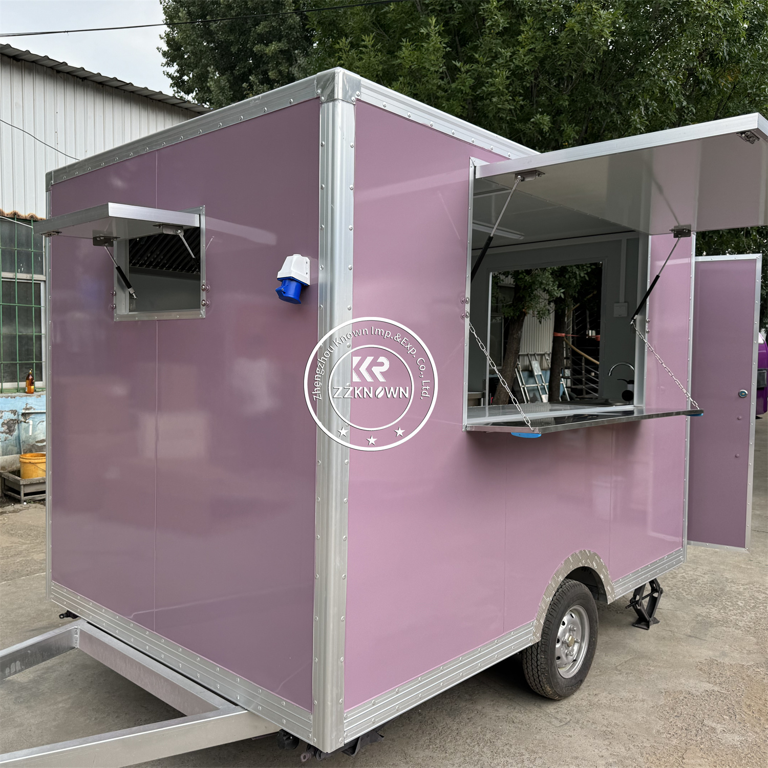 Mobile Fast Food Trailer Cart  - đánh giá và giá Hot Dog Vending Cart