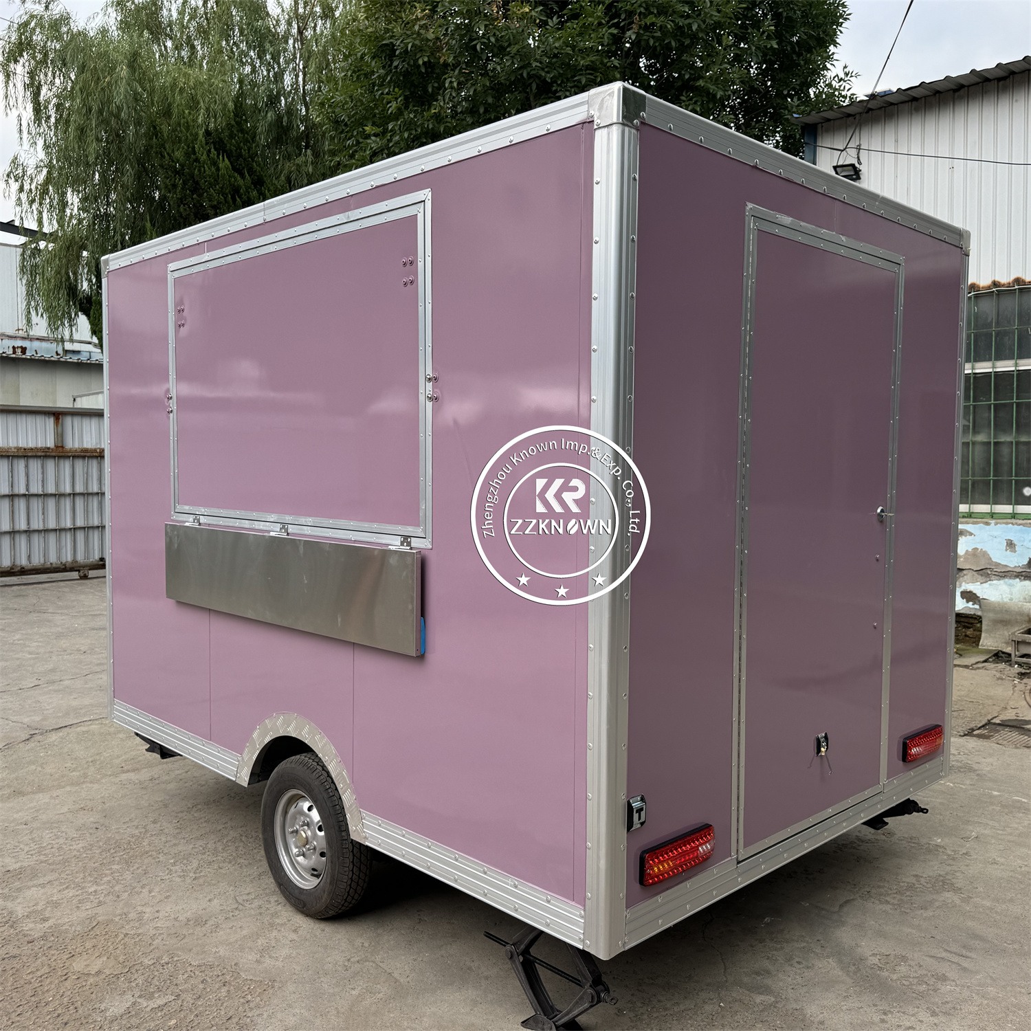 Mobile Fast Food Trailer Cart  - đánh giá và giá Hot Dog Vending Cart