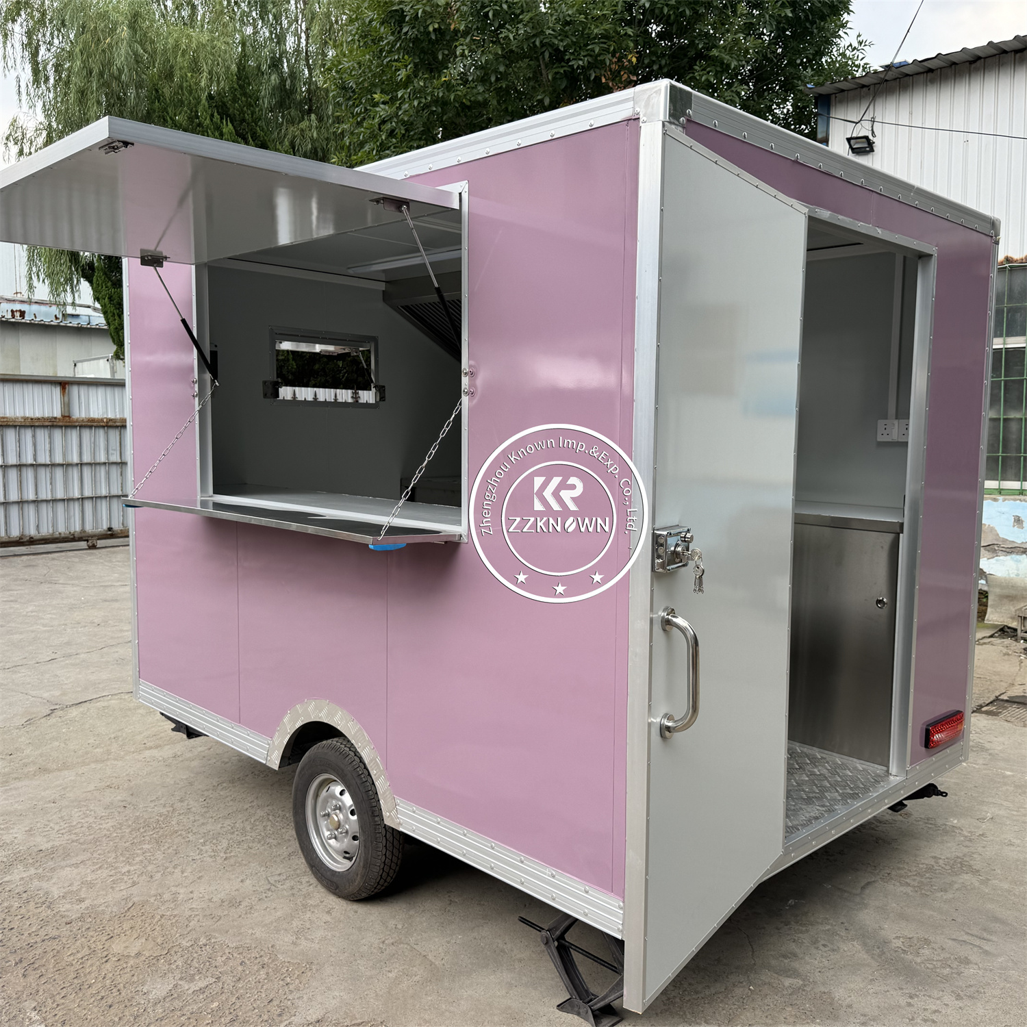 Mobile Fast Food Trailer Cart  - đánh giá và giá Hot Dog Vending Cart