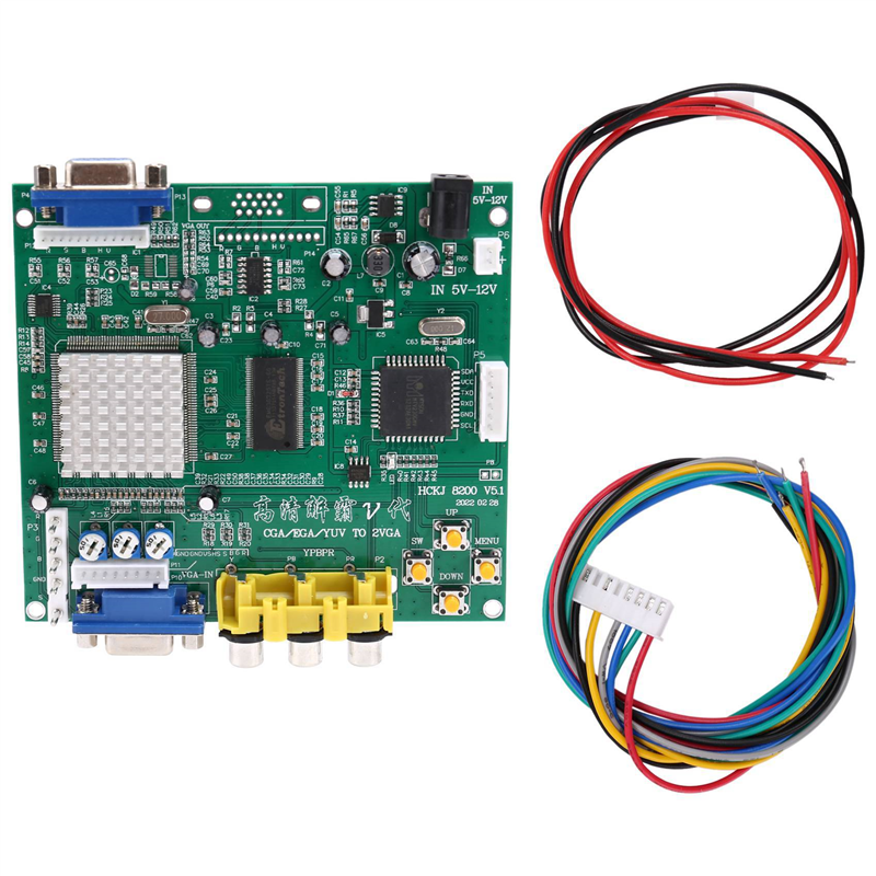 A45U 3X GBS8200 CGA/EGA/YUV/RG - đánh giá và giá Usb Game Board Jamma