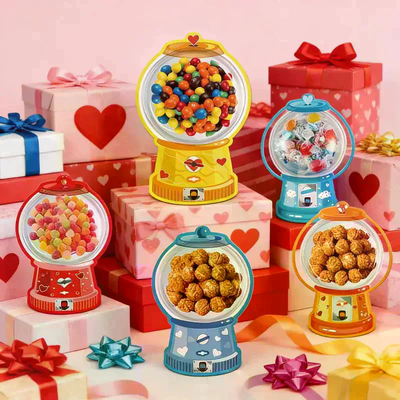 18/36 Pcs DIY Valentines Candy - đánh giá và giá Bubble Gum Machine
