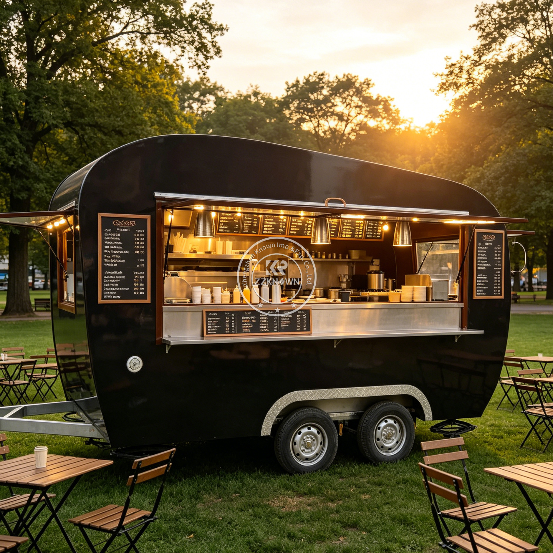 Custom Mobile Concession Food  - đánh giá và giá Hot Dog Vending Cart