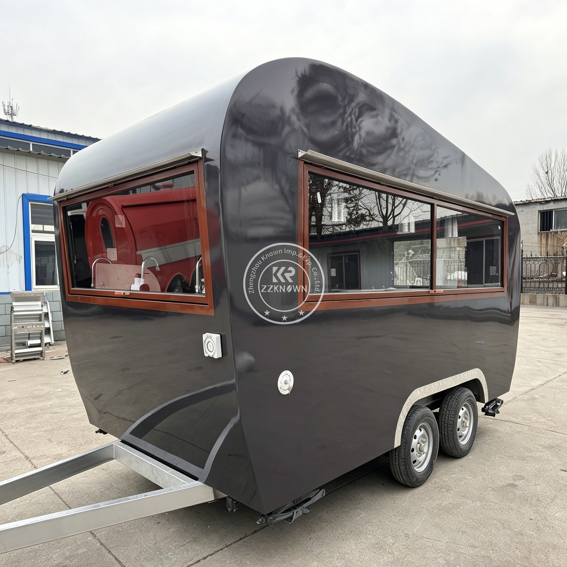 Custom Mobile Concession Food  - đánh giá và giá Hot Dog Vending Cart