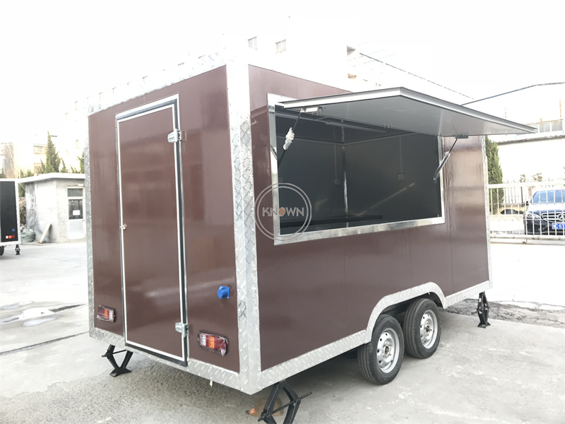Outdoor Hot Dog Fast Food Truc - đánh giá và giá Hot Dog Vending Cart