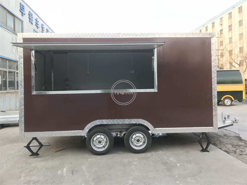 Outdoor Hot Dog Fast Food Truc - đánh giá và giá Hot Dog Vending Cart