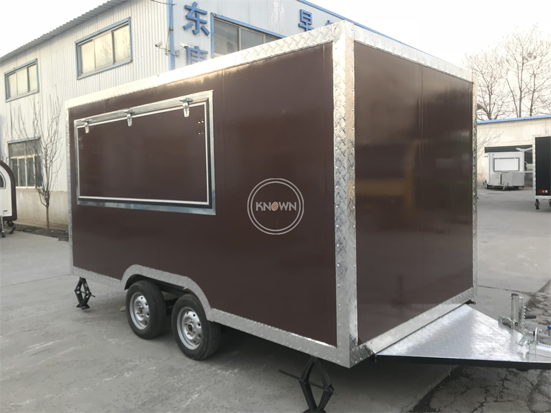 Outdoor Hot Dog Fast Food Truc - đánh giá và giá Hot Dog Vending Cart