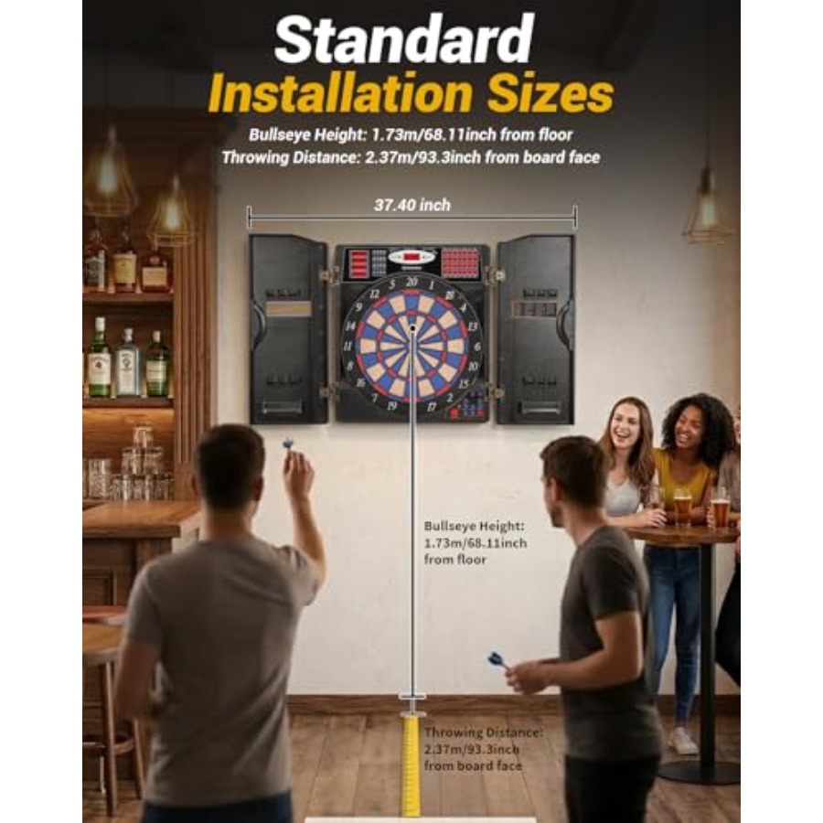 Electronic Dart Board Set, Sof - đánh giá và giá Electronic Dartboard Cabinet