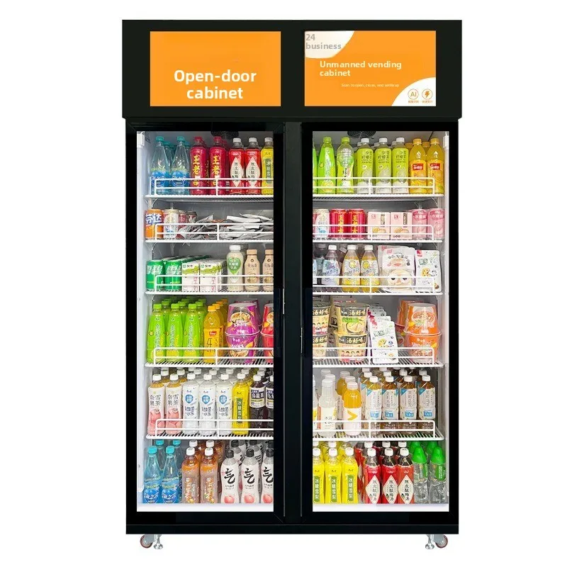 Unmanned self-service door ope - đánh giá và giá Open Vending Machine