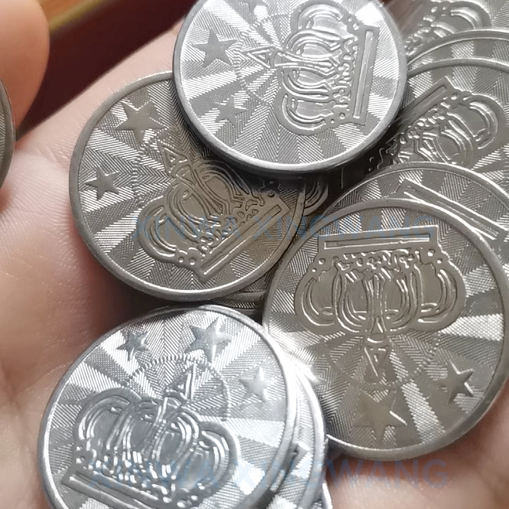 100PCS  Coins Tokens Stainless - đánh giá và giá Token Coin Mechanism