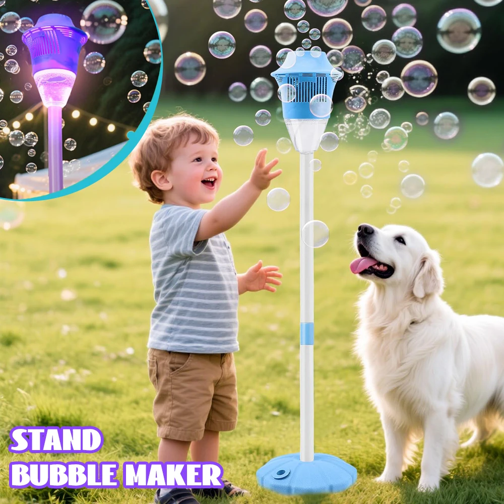 Stand Bubble Machine with Ligh - đánh giá và giá Bubble Gum Machine