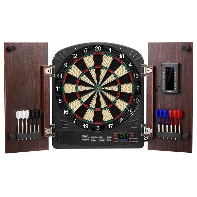 Dartboard and cabinet set Home - đánh giá và giá Electronic Dartboard Cabinet