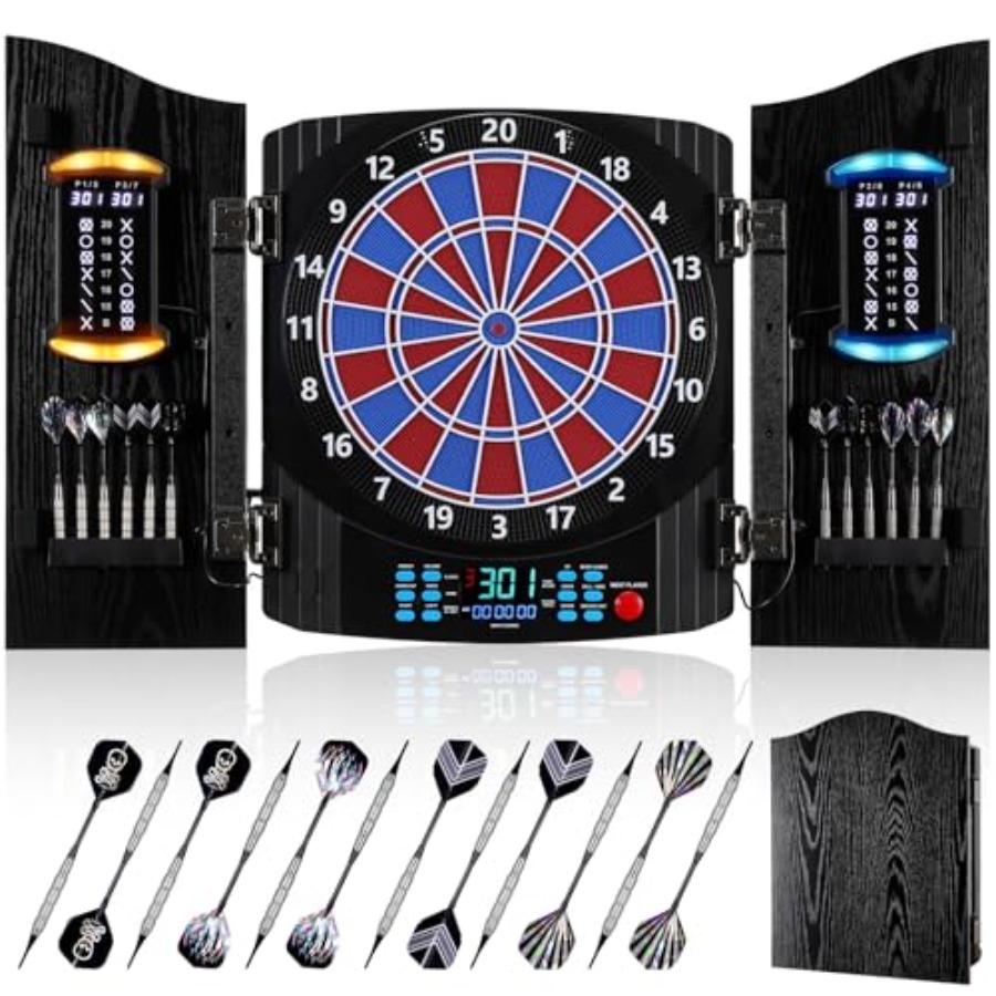 Electronic Dart Board, Electri - đánh giá và giá Electronic Dartboard Cabinet