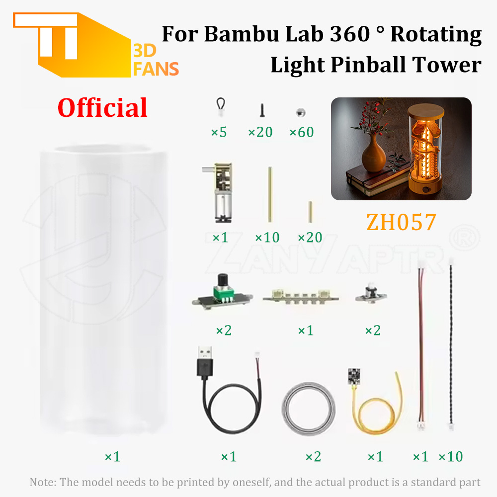 For Bambu Lab DIY 360 ° Rotati - đánh giá và giá Pinball Machine