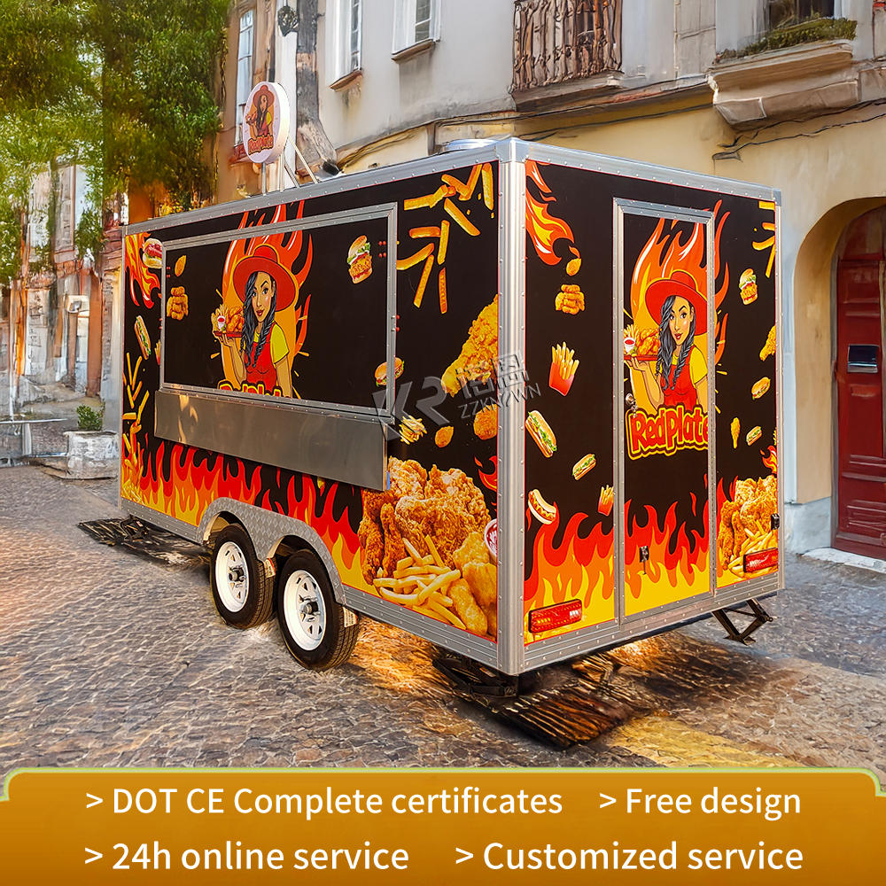 Customizable Food Trailer Manu - đánh giá và giá Hot Dog Vending Cart