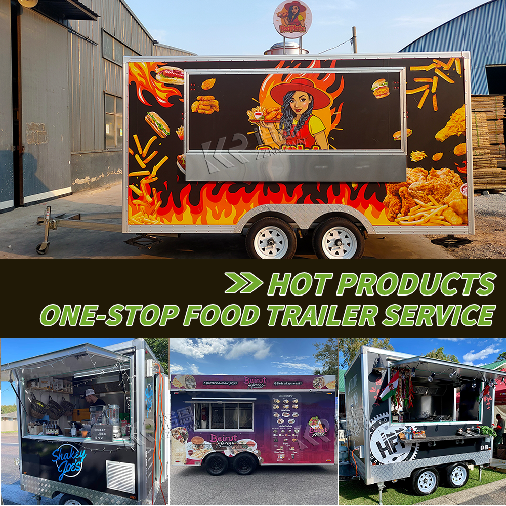 Customizable Food Trailer Manu - đánh giá và giá Hot Dog Vending Cart