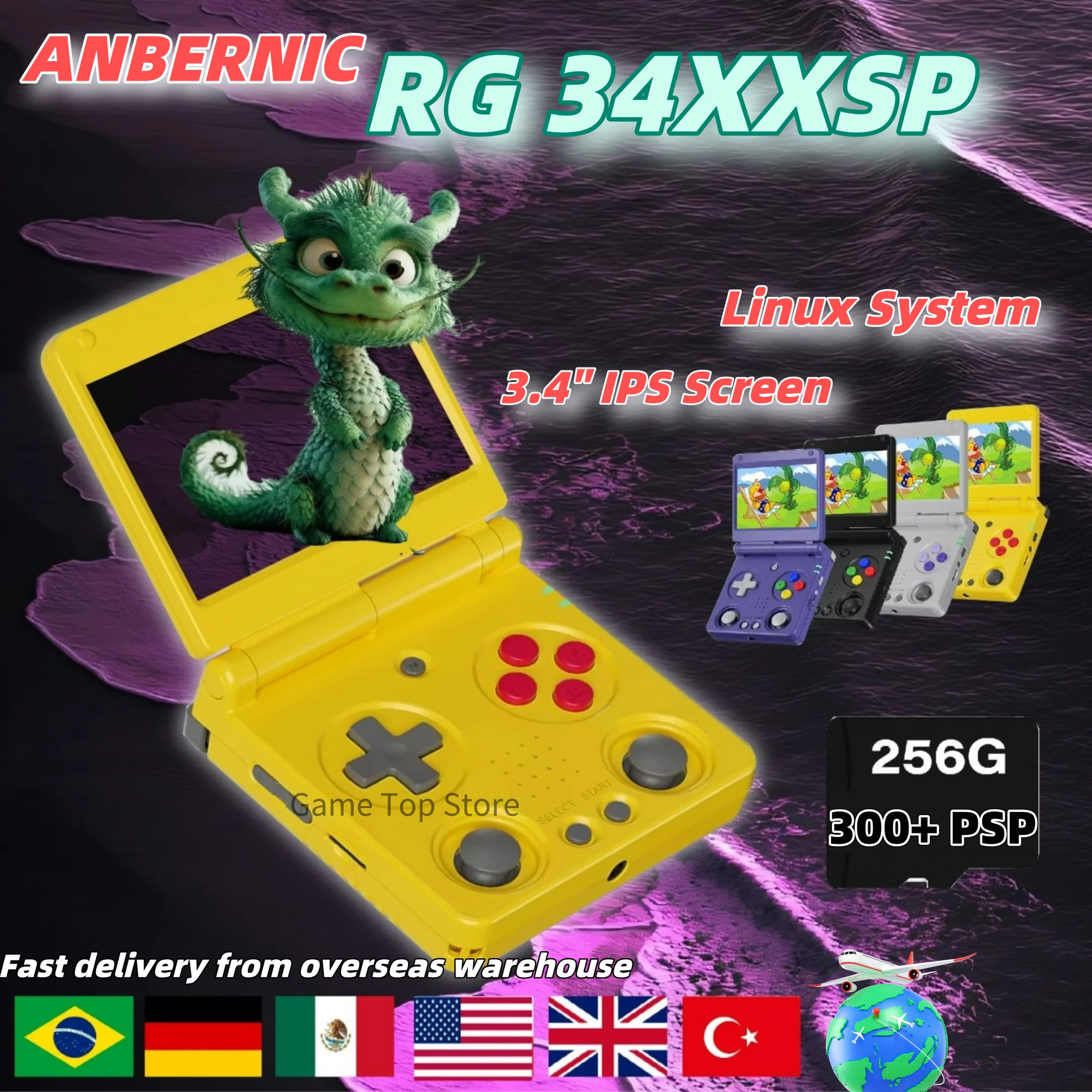 ANBERNIC RG34XXSP Retro Handhe - đánh giá và giá Arcade Vibes
