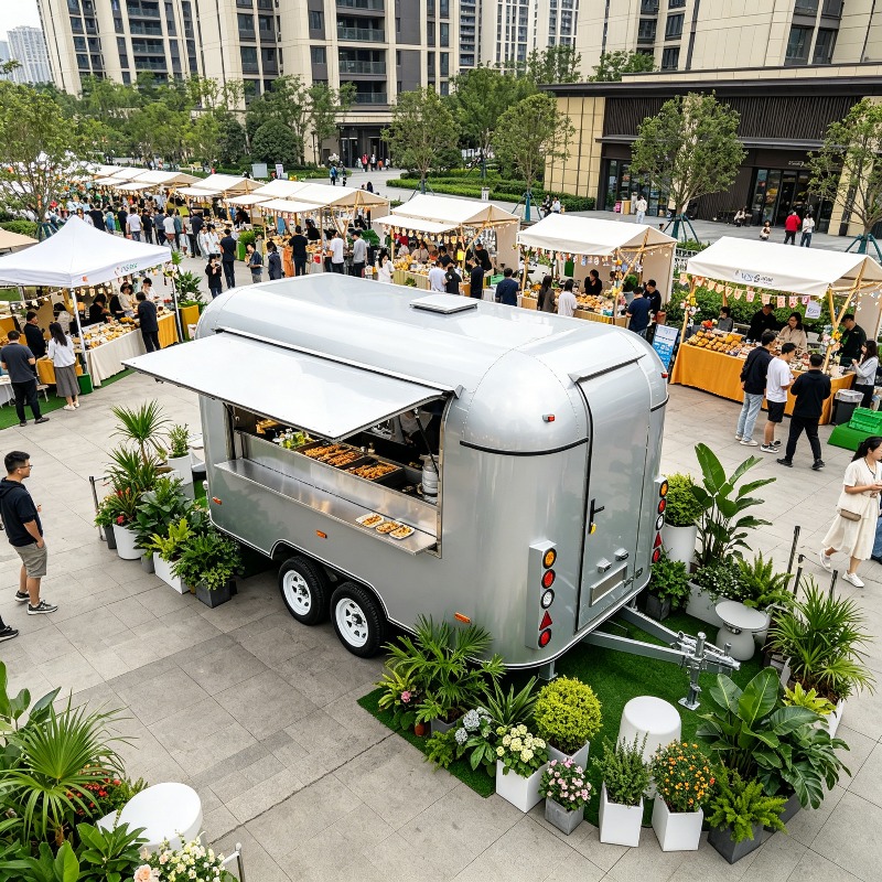 Customized Food Truck Mobile w - đánh giá và giá Hot Dog Vending Cart