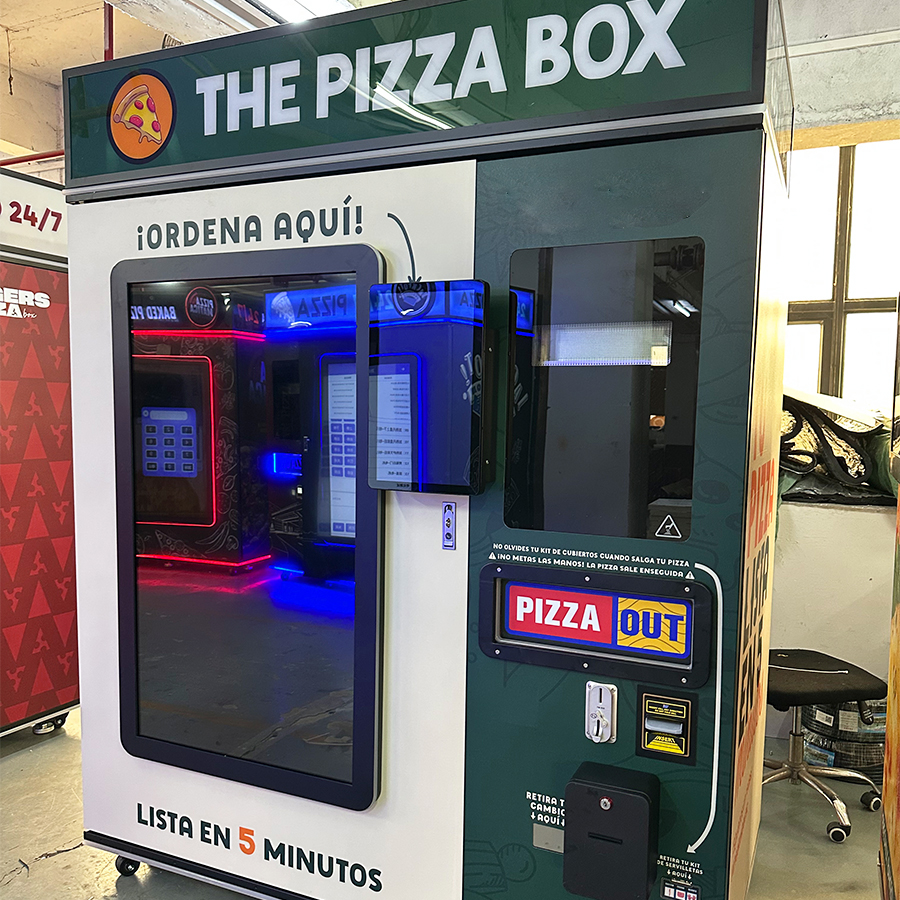 Customized Fast Food Pizza Ven - đánh giá và giá Commercial Vending Machine