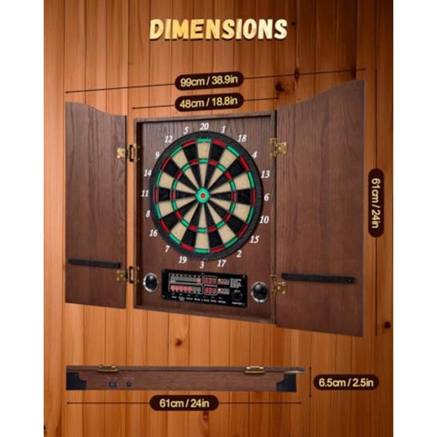 Electronic Dart Board, Decorat - đánh giá và giá Electronic Dartboard Cabinet