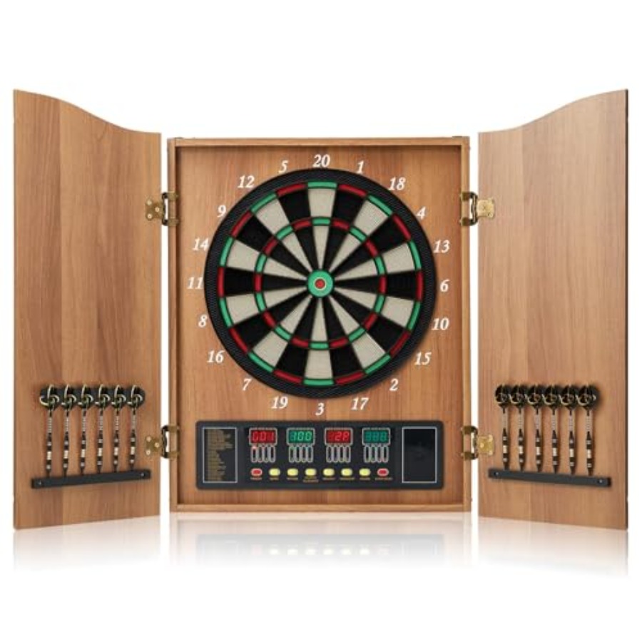 Electronic Dart Board Cabinet  - đánh giá và giá Electronic Dartboard Cabinet