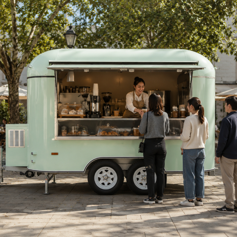 Food Cart Mobile Trailer Custo - đánh giá và giá Hot Dog Vending Cart