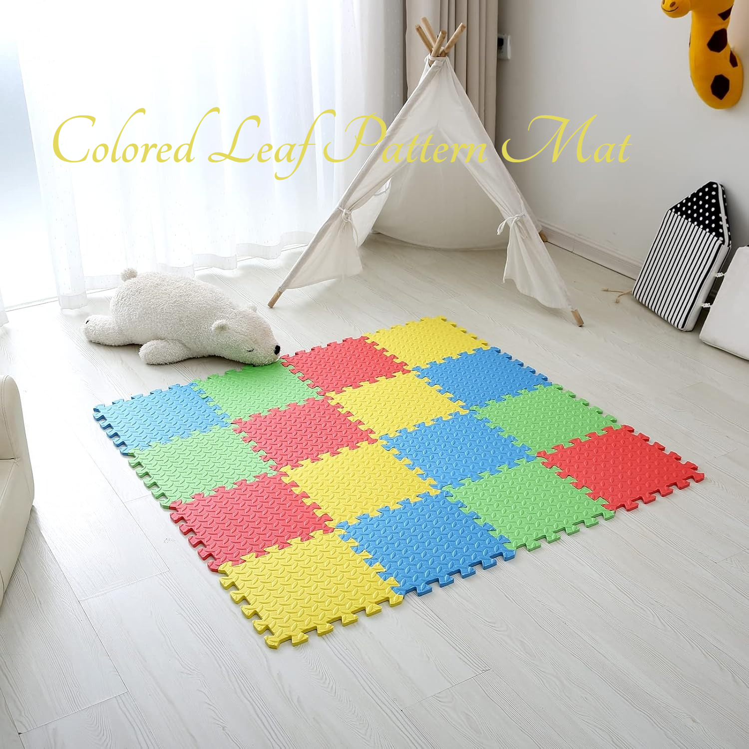 12Pcs Colored Leaf Pattern Yog - đánh giá và giá Dance Pad Machine