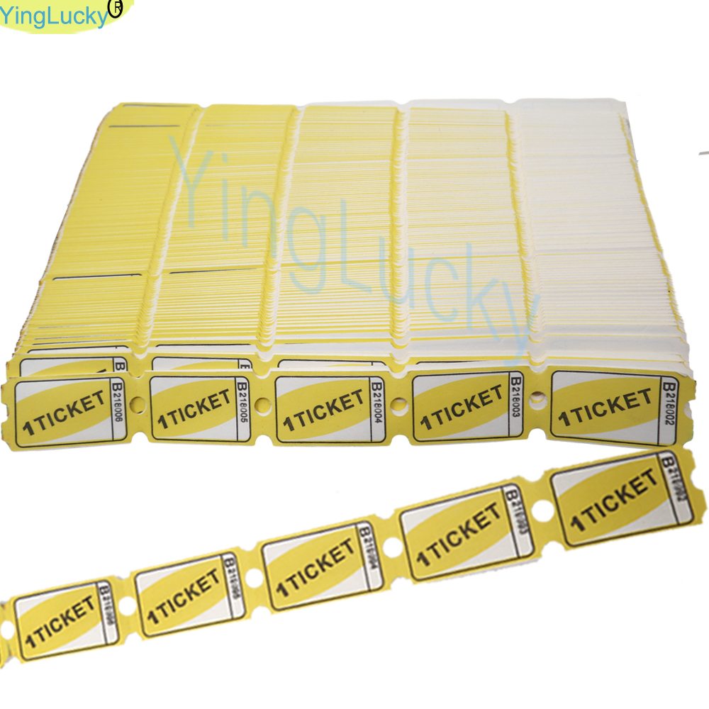 2000 Pcs/Lot Arcade Lottery Pa - đánh giá và giá Ticket Redemption Machine