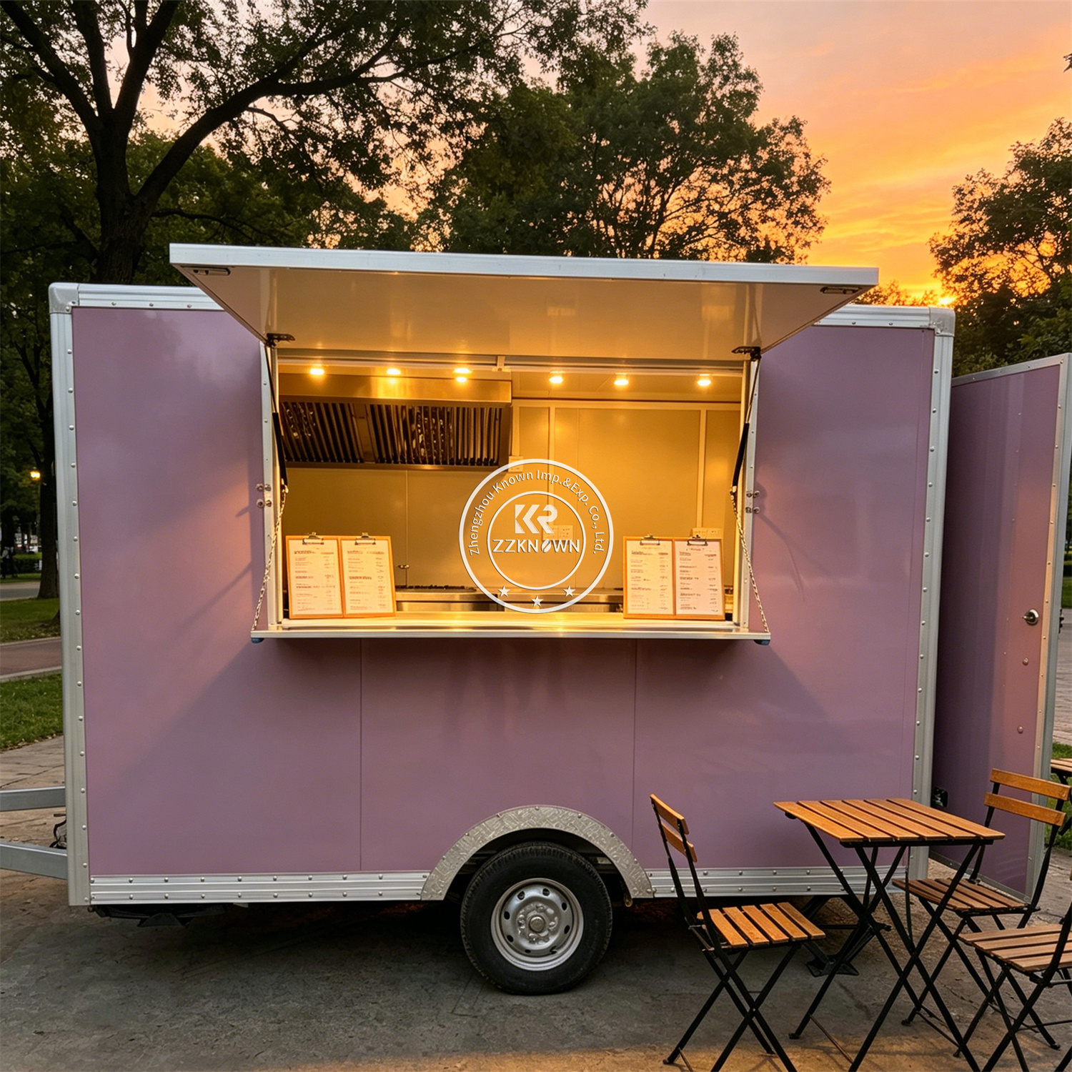 Street Custom Food Trailer Mob - đánh giá và giá Hot Dog Vending Cart