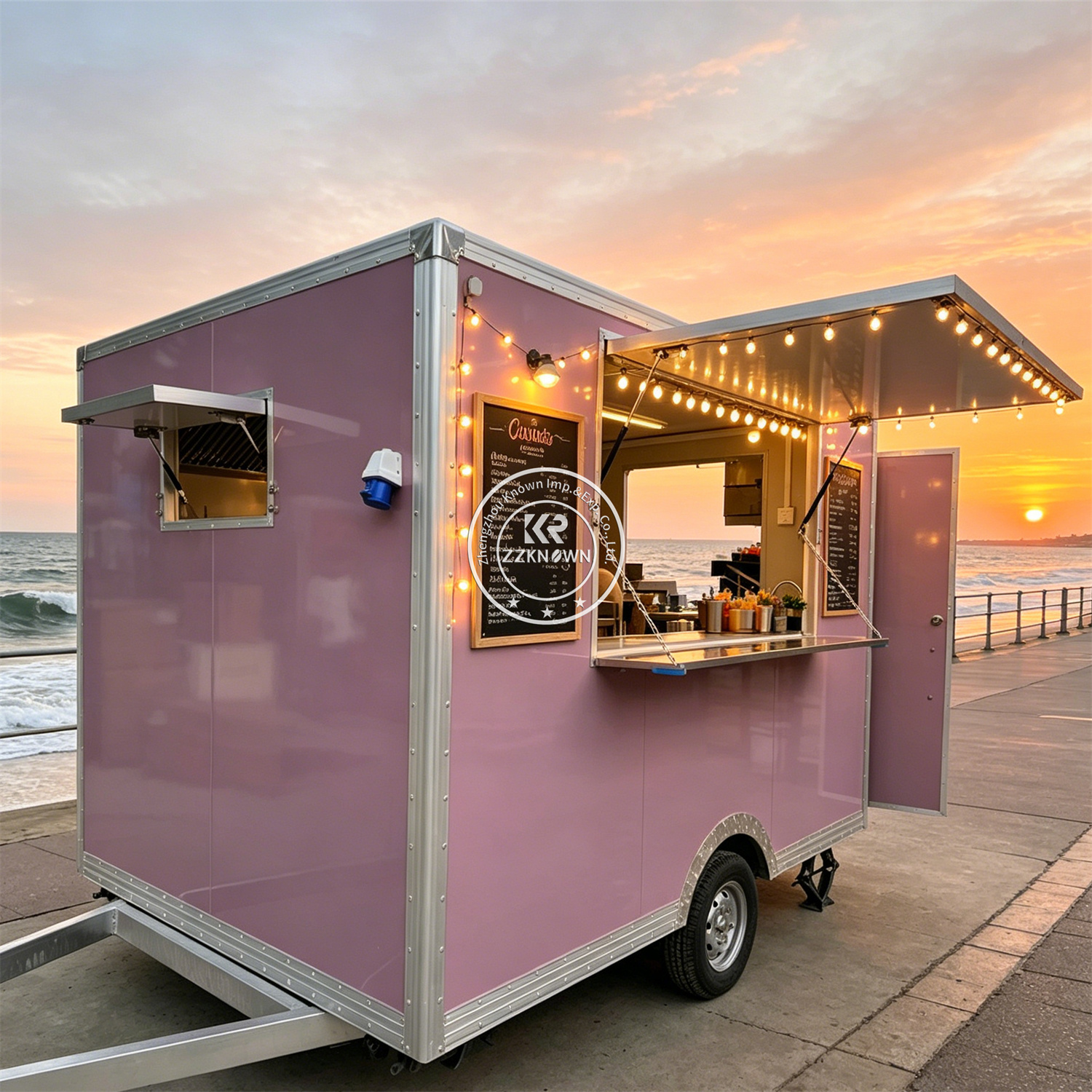Street Custom Food Trailer Mob - đánh giá và giá Hot Dog Vending Cart